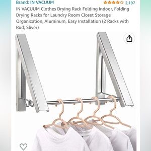 Set of 2 Foldable Clothes Racks
